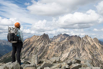 Kangaroo Ridge from the summit of Copper Benchmark