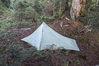 Stealth camp south of Lake Josephine