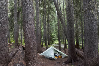 Camp at Index Creek