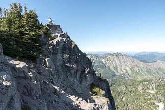 The summit of Mac Peak