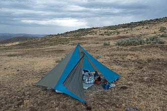 Camp near Sheephead Spring