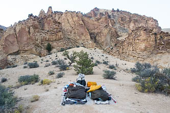 Camp in Juniper Gulch