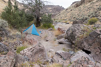 Camp in the Little West Owyhee