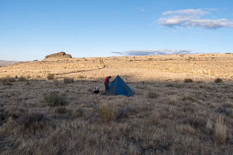 Camp between Oregon Canyon Mtns and Trout Creek Mtns