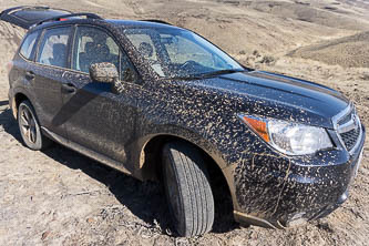 It took some adventure driving for our Subaru to get near Rocky Coulee on the Pump House Road