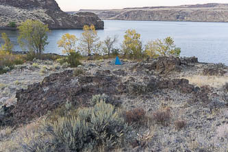 Camp by the Columbia River