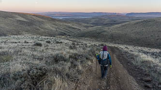 Descending into Rocky Coulee