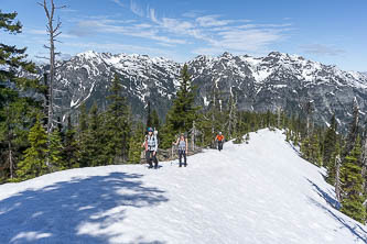 Davis Peak and Goat Mountain from Hawkins's SW ridge