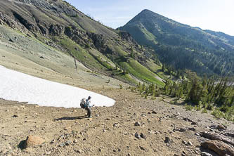 Descending to Etienne Creek