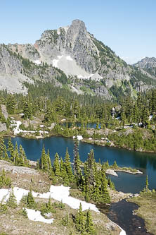 Hibox Peak over Lila Lake