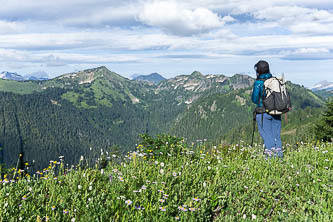 Johnson Mountain from the summit of Long John Mountain