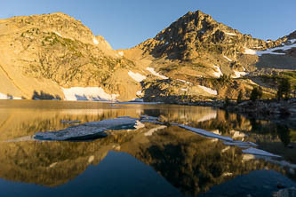 Black Peak over Wing Lake