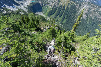 West ridge of Crooked Bum