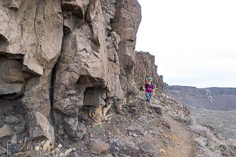Climber's trail in Echo Basin