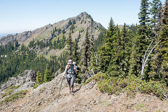 West French Cabin Mountain from the Silver Creek Tie Trail