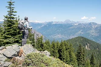 The summit of French Cabin North