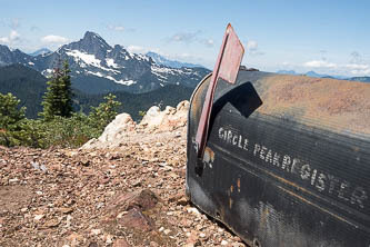 Circle Peak summit register