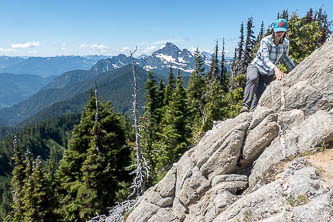 Short exposed bit of scrambling to the summit