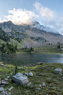 Snowgrass Mountain over Grace Lake