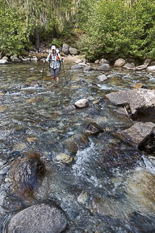 Fording French Creek