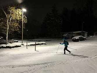 Laps in the Seattle Pacific University parking lot