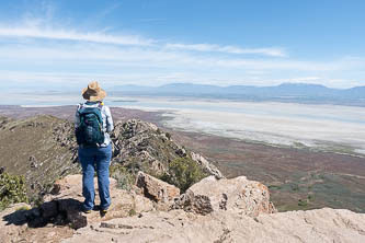 The Wasatch Range from the summit of Frary Peak