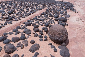 Moqui marbles (iron concretions)