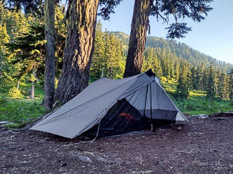 Camp by Lower Fortune Pond