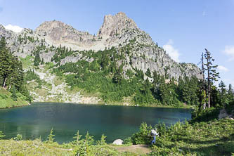 Cathedral Rock over Peggy's Pond