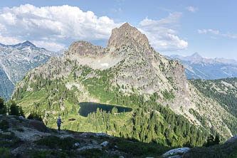 Cathedral Rock & Peggy's Pond from Circle Lake Trail