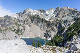 Mount Daniel over Venus Lake