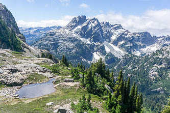 Bear's Breast Mountain from the Ares/Citadel saddle