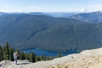 Vicente Point's south ridge and Waptus Lake