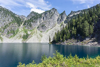 Hurricane Peak over Boulder Lake