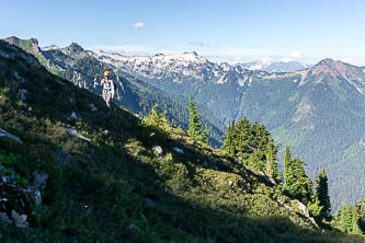 East ridge of point 6,222