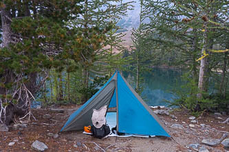 Camp at Lake Augusta