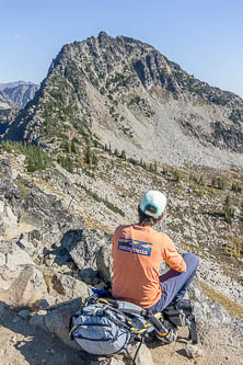 Stiletto Peak from the lookout site