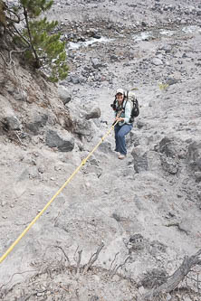 Descending into the Toutle